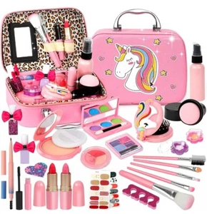 Kids Makeup Kit for Girls, Real Washable Makeup Set for Girls, Makeup for Kids, - Picture 1 of 7