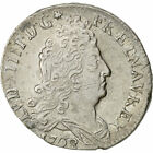 [#482676] Coin, France, Louis Xiv, 10 Sols Aux Insignes, 10 Sols-1/8 Ecu, 1708,