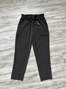Zara Dress Pants Slacks Size Small Draw String Black - Picture 1 of 5