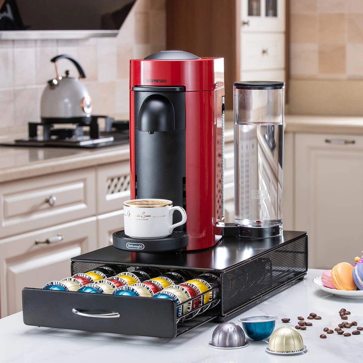 Counter Drawer Coffee Pod Organizer Nespresso Vertuo Pod Drawer Insert ...