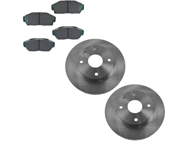 TRQ 69HK36R Front Brake Pad and Rotor Kit Fits 2005-2008 Suzuki Reno - Image 1 of 1