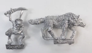 C21 Goblin Wolf Rider "Boglob" (A) mit Bogen & Schwert Citadel Metall Oldhammer - Bild 1 von 1