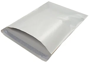 200 #8 White 24 x 24 Poly Mailers Shipping Bags Envelopes 2.35mil - Bild 1 von 1