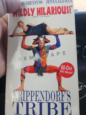 Krippendorf's Tribe (VHS, 1998) sealed Screener Demo Tape Dreyfuss Elfman - Image 1 of 2