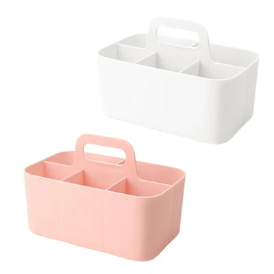 Desktop Stationary Organizer 5 Compartments Marker Organizer Caddies with Handle - Image 1 of 4