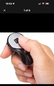 Sanwa Bluetooth Finger Ring Mouse Wireless Presentation Clicker Video Scroller - Picture 1 of 6