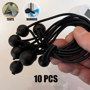 10 Stück Gummiball Canvas Planenbinder elastisches Seil Befestigung Banner oder Zelte - Bild 1 von 3
