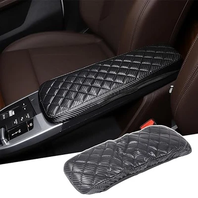 Center Console Armrest Cover for BMW X1 U11 2023-2024 Leather Waterproof Carbon Foto 1 de 4
