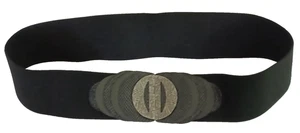 Cinturón elástico de moda para damas de 3" de ancho elástico/hebilla de metal de latón LKN - Imagen 1 de 8