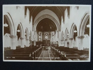 Halifax LEE MOUNT St. George's Church Interior c1930s RP Postcard by Lilywhite - Picture 1 of 2