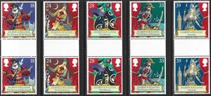 1992 Sg 1624/1628 150th Anniversary of Sir Arthur Sullivan Gutter Pairs MNH - Picture 1 of 2