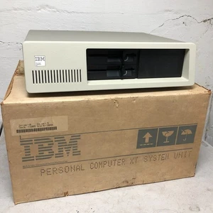 IBM 5160 XT FOR PARTS / UNTESTED Vintage Personal Computer w/ Box Powers On - Photo 1/18