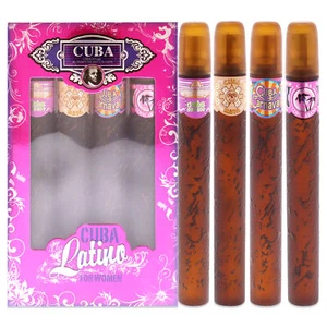 Cuba Latino Collection for Women-4 Pc Set 1.17oz Cuba Copacabana EDP Spray& More - Picture 1 of 6