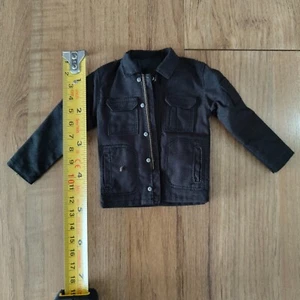 Giacca nera 1/6 vestito spia manica lunga soldatino hot toys qualità - Foto 1 di 6
