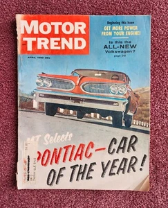 Motor Trend Magazine April 1959- Pontiac Car of the Year - Picture 1 of 7