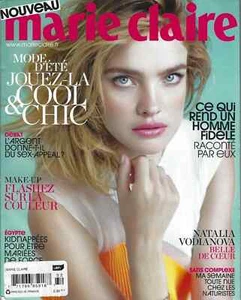 NATALIA VODIANOVA MARIE CLAIRE MAGAZINE FRANCE AUGUST 2013 - Picture 1 of 3