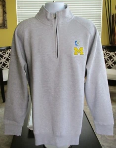 Ouray Sportswear NCAA Michigan Wolverines 1/4 Zip Men's XXL Fleece Activewear  - Picture 1 of 7