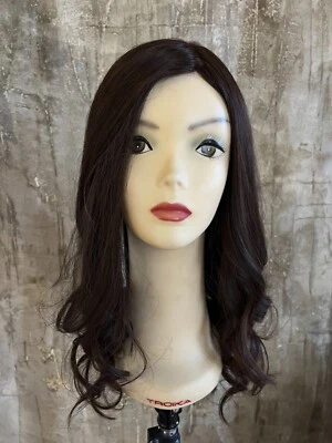 NUEVO CON ETIQUETAS NUEVAS PELUCAS YAFFA 100% EUROPEAS PROCESADAS CABELLO HUMANO 24" MARRÓN Foto 1 de 4