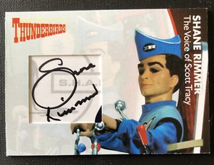 Thunderbirds Series 2 Cut Autograph Card SHANE RIMMER Scott SRC19