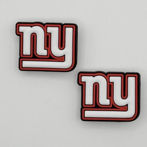 NFL New York Giants Football Team For Crocs Shoe Charms Jibbitz - 2 pieces - Picture 1 of 1
