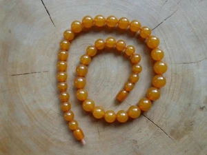 Amber Natur Bernstein Kette Kugel 34 Gr. Honig Butterscotch sehr sauber - Bild 1 von 3