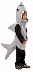 Sand Shark Child Unisex Costume Baby Shark Gray Rasta Imposta Size Kids 4-6X