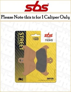 BMW K 1100 RS 1992-1996 [Front Sintered Brake Pads] [SBS HS Series] - Picture 1 of 1