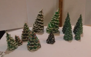 Vintage Ceramic Christmas Tree Lot - Picture 1 of 7