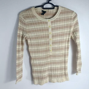 Calvin Klein Jeans T-shirt donna a righe nonno, taglia - Foto 1 di 7