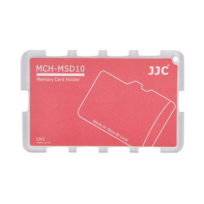  Memory Card Holders fits 10 Micro SD Cards JJC MCH-MSD10CN Case Cleaning cloth - Image 1 of 4