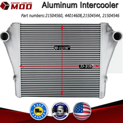 Intercooler for Volvo VT VHD VNL VNM VAH 9700 Mack CXU TD700 #21504544 21504546 Foto 1 de 4