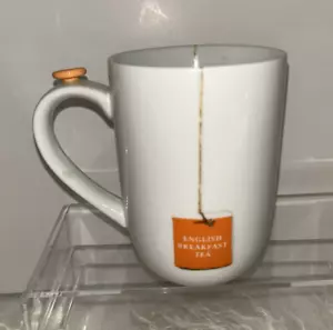 Tabletops Gallery English Breakfast Tea Cup Orange Tea Bag Graphics Inside Out - Picture 1 of 8