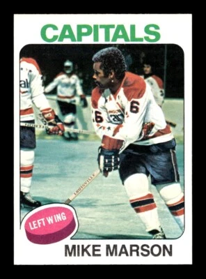 1975 76 Topps #43 Mike Marson Capitals NEAR MINT *r6 - Image 1 of 2