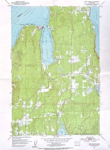 Vintage Port Gamble, Wash., USGS, Topographical Map, 1/24,000, 1951 - Picture 1 of 3