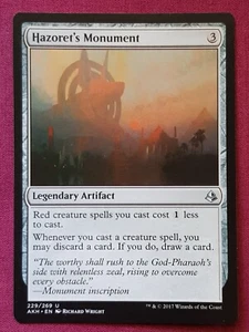 Magic The Gathering AMONKHET HAZORET'S MONUMENT artifact card MTG - Picture 1 of 2