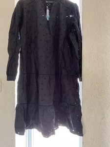 Brand New Lace Dress Size 14 Regular Black Skater Colour RRP£49.50 - Picture 1 of 17
