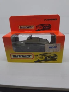 Vintage 1995 Matchbox #3 Military Army Green Hummer Vehicle 1:70 New In Box Rare - Picture 1 of 8