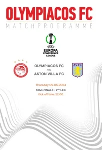 OLYMPIACOS Piraeus Greece v ASTON VILLA England 9 May 2024 ECL S FINAL official - Picture 1 of 1