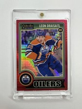 Leon Draisaitl - 2014-15 O-Pee-Chee Platinum Rookie Red Prizm /135