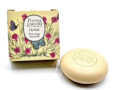 Potter & Moore - Herbal - Fine Soap Savon fin - Luxusseife - Vintage 80er Jahre - Bild 1 von 2