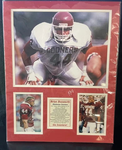 Oklahoma Sooners Brian Bosworth Memorabilia Cover