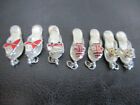 lot of 7 shoe charms 2 fire department  2 fire hat, 1 fire truck, 2 fire hydrant