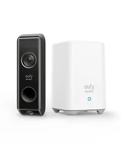 eufy 2K WiFi Video Doorbell Dual Camera Wireless Intercom Door Ring w/ HomeBase - Picture 1 of 5