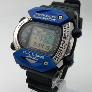 Rare! SEIKO ALBA HYPER-TECH W760-4A10 Diving Depth gaug digital watch #2019 - Picture 1 of 13