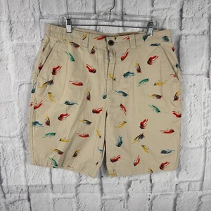 NUEVO CON ETIQUETAS Magellan Exterior Hombres Talla 35 Beige Algodón Pantalones Cortos Señuelos de Pesca con Mosca Sh101 - Imagen 1 de 9