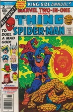 Marvel Two-In-One Annual #2. 1977. Marvel. Thing/Spider-Man. Thanos! VF+.