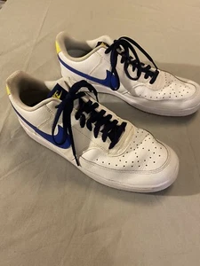 Nike Court Vision Low White Blue Void Men’s Size 12 DM1187-102 - Picture 1 of 5
