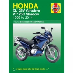 Honda Motorrad XL125V Varadero, VT125C Shadow (99-14) repair manual Haynes - Bild 1 von 5
