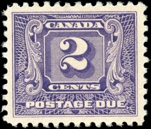 Canada Mint H VF 2c Scott #J7 1930-32 Postage Due Stamp - Imagen 1 de 2