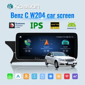 Koason 10.25inch Android10 Display Autoradio GPS Mercedes Benz C NTG 4.0 4.5 - Picture 1 of 15